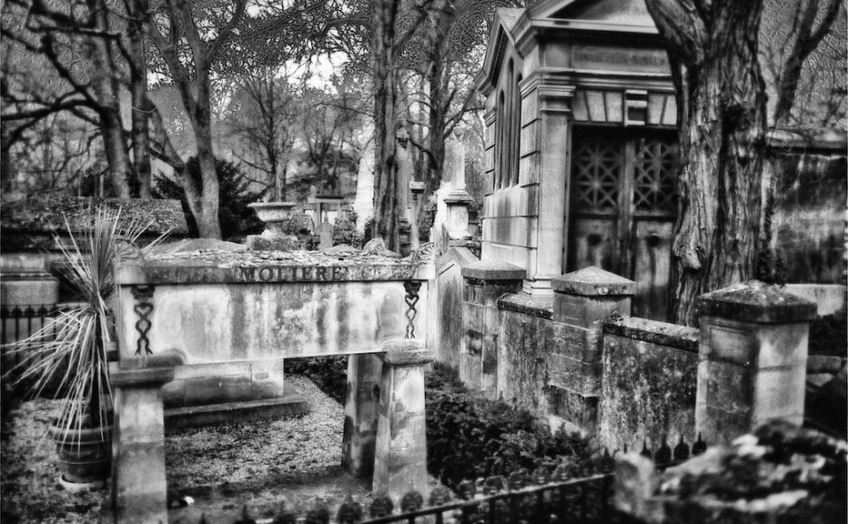 Grave, Cemetery, Moliere, death, photography, Jamie Lyons, theatre, theater